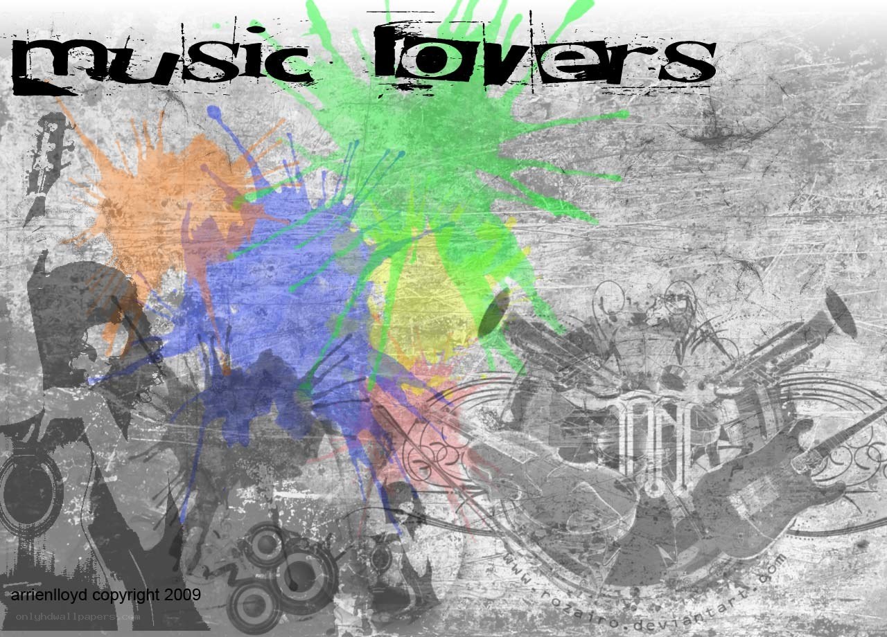 music lovers art wallpaper