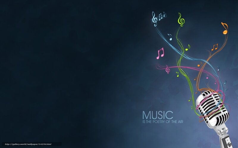 Music microphone with notes