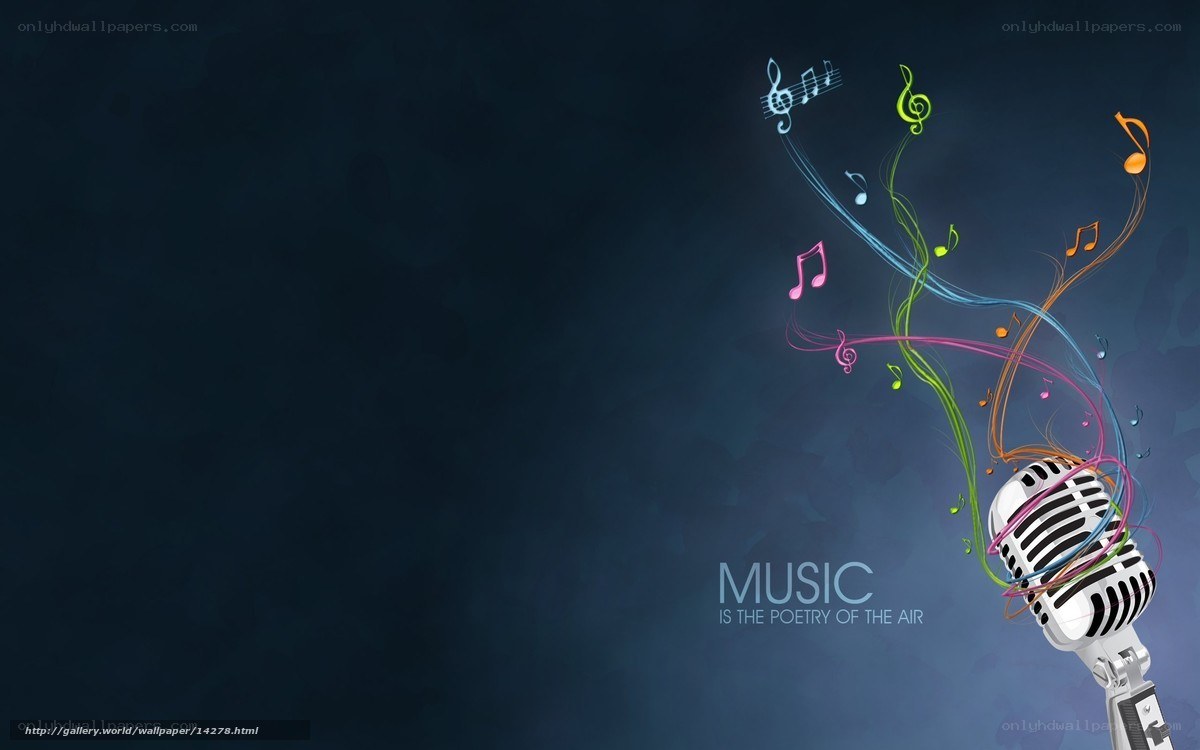 Music microphone with notes
