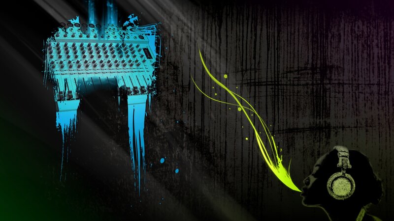 music mixing and headphones