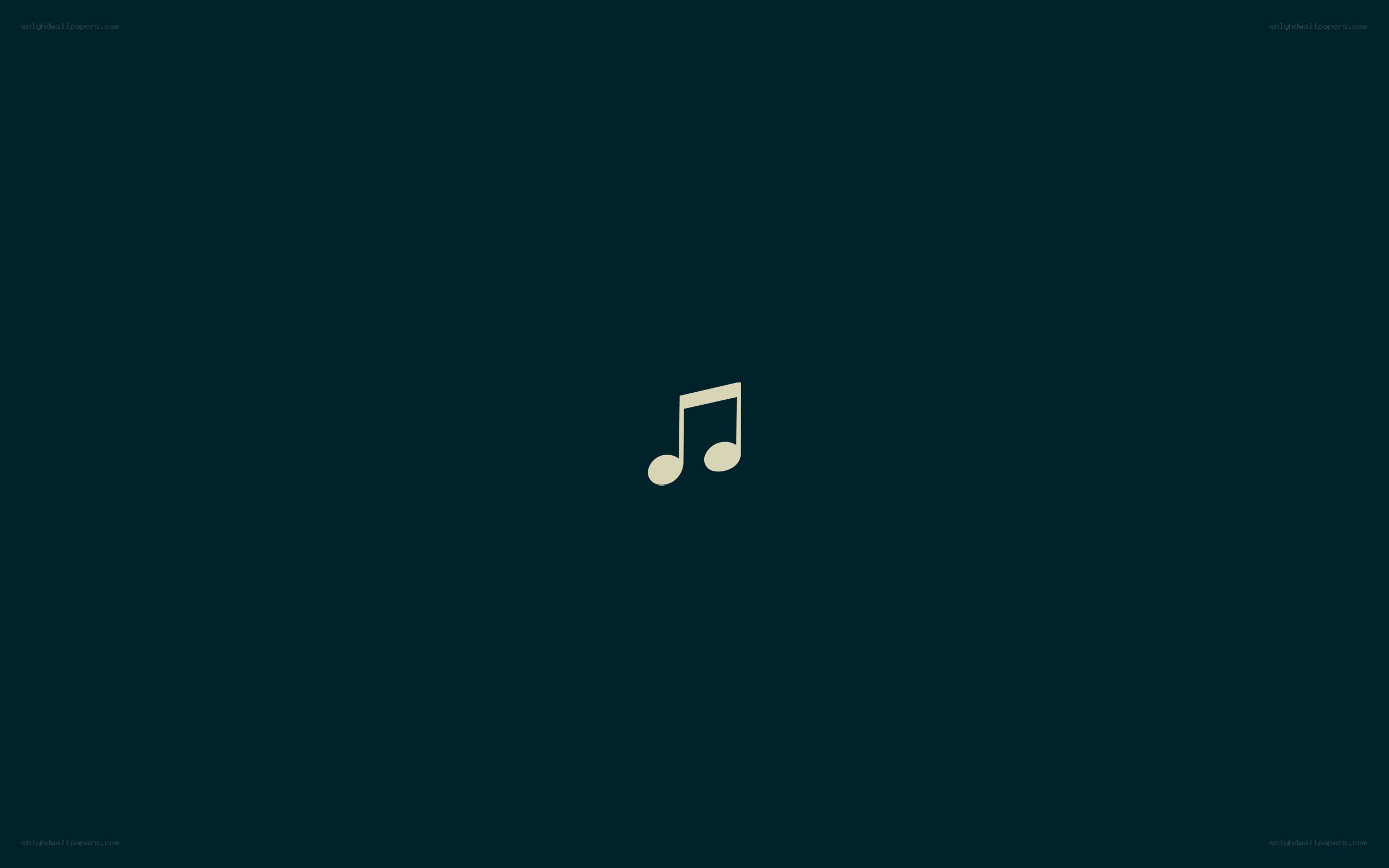 music note on dark background