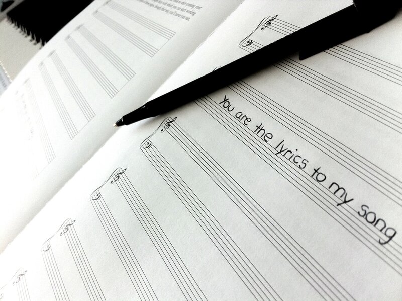 Music Notebook with Pen