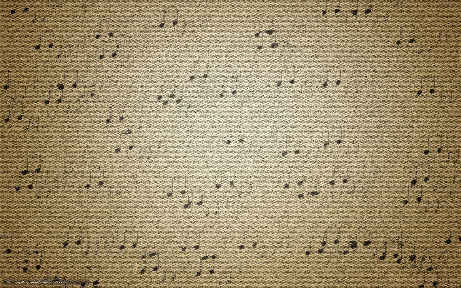 music notes on textured background