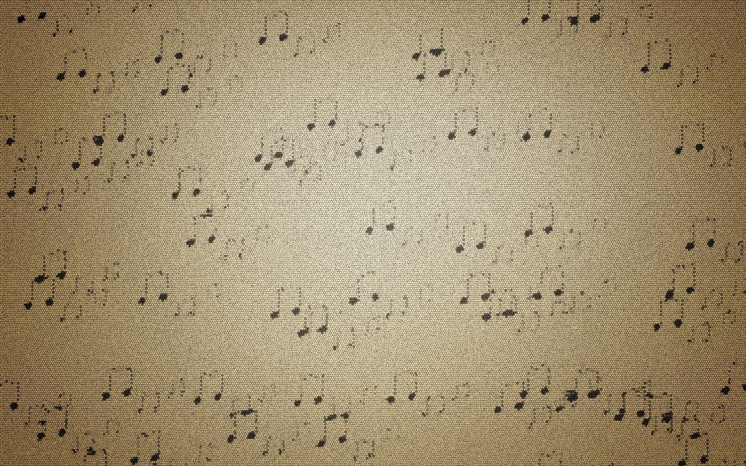 music notes on textured background