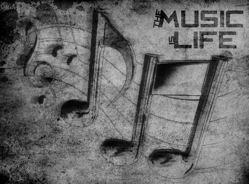 Music Notes on Wall