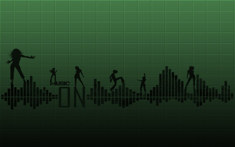 Music on silhouettes