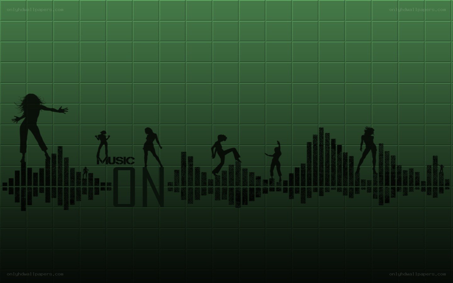 Music on silhouettes