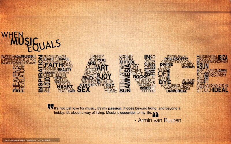Music passion word art