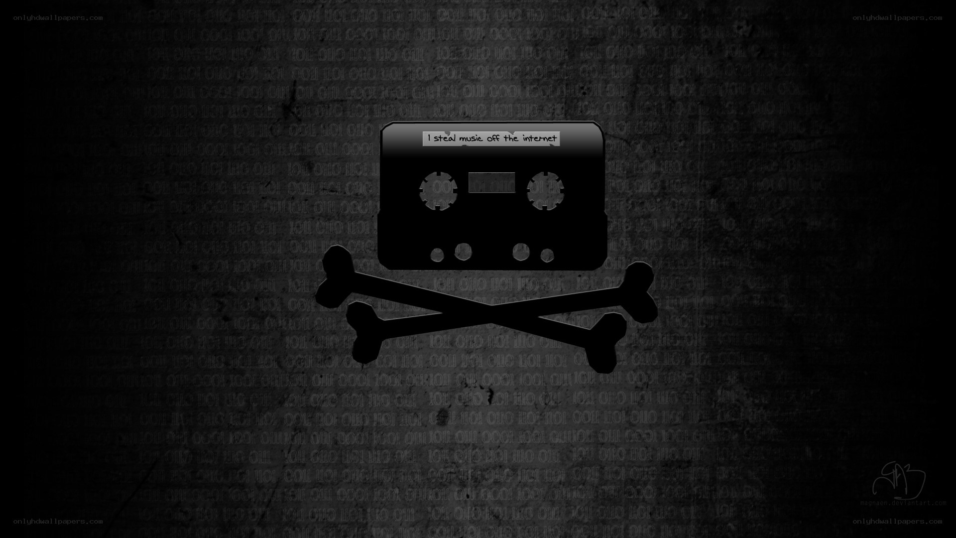 Music piracy symbol