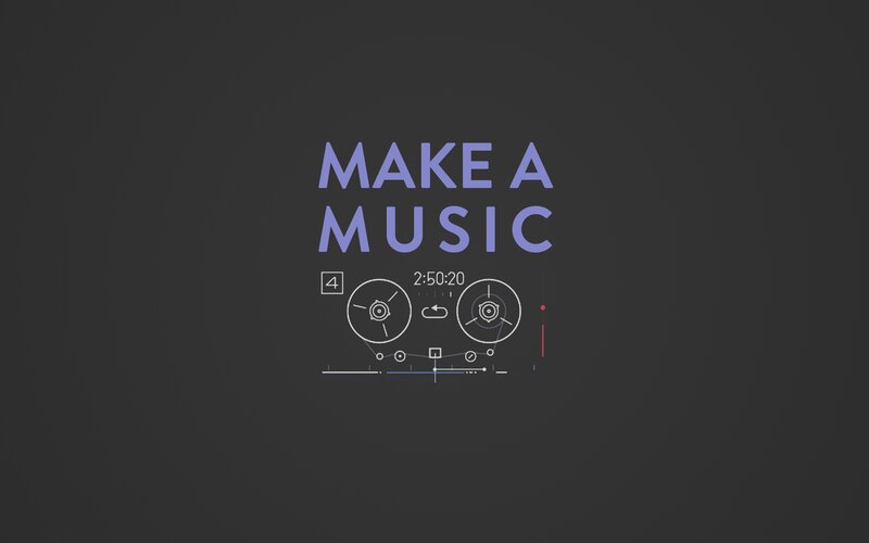 Music Player Interface — Gray