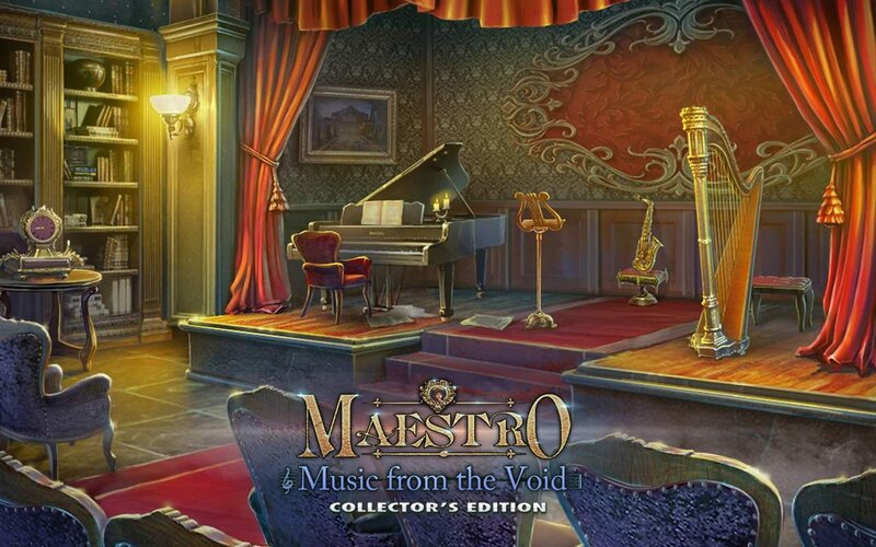 Music Room with Instruments — Red