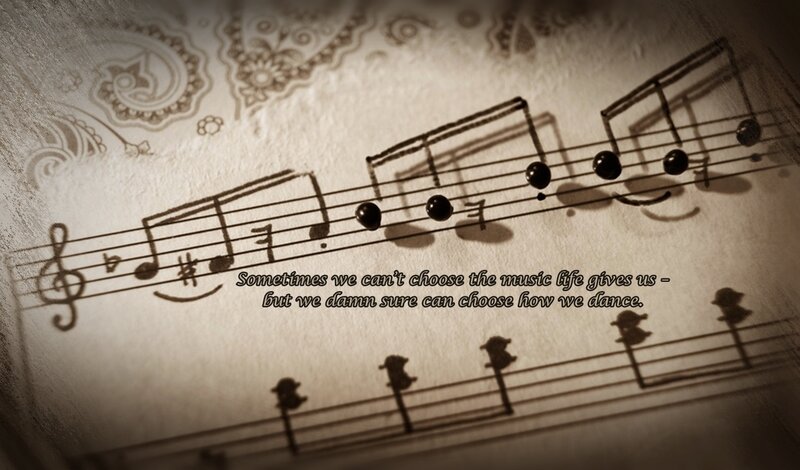 Music Sheet with Notes