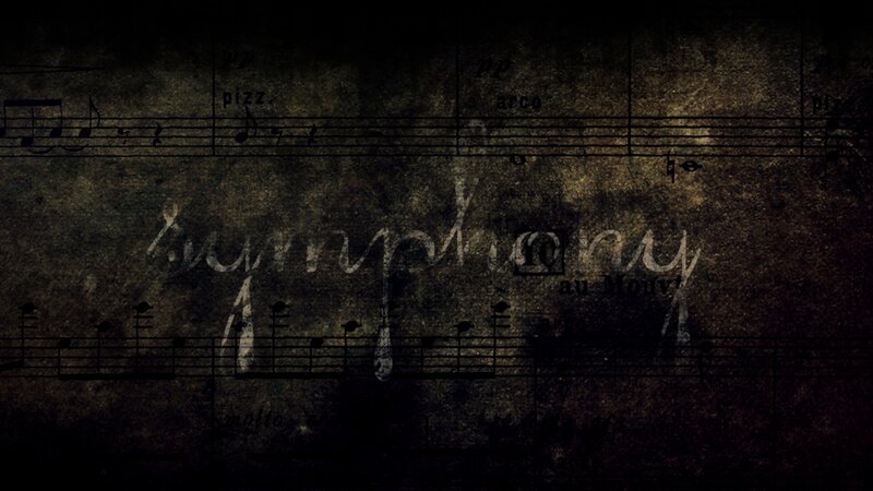 Music Sheet with Text — Black