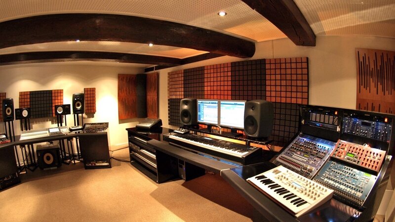 Music Studio Setup — Black