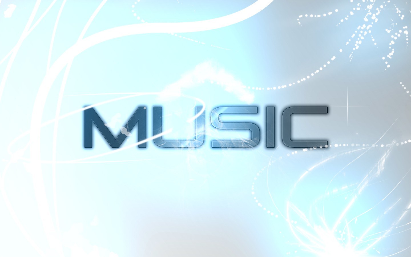 Music text on abstract background