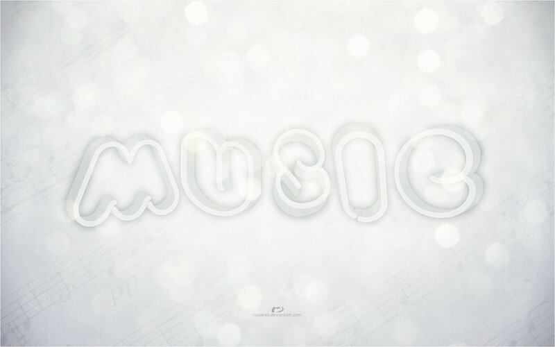 Music text on sheet music
