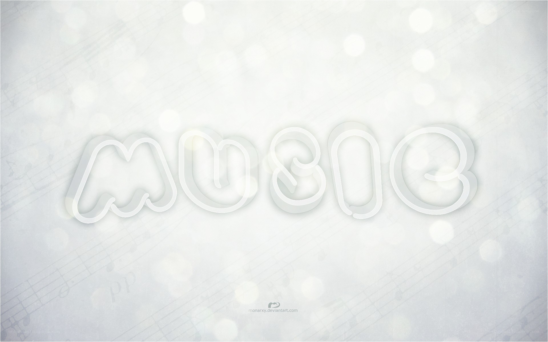 Music text on sheet music