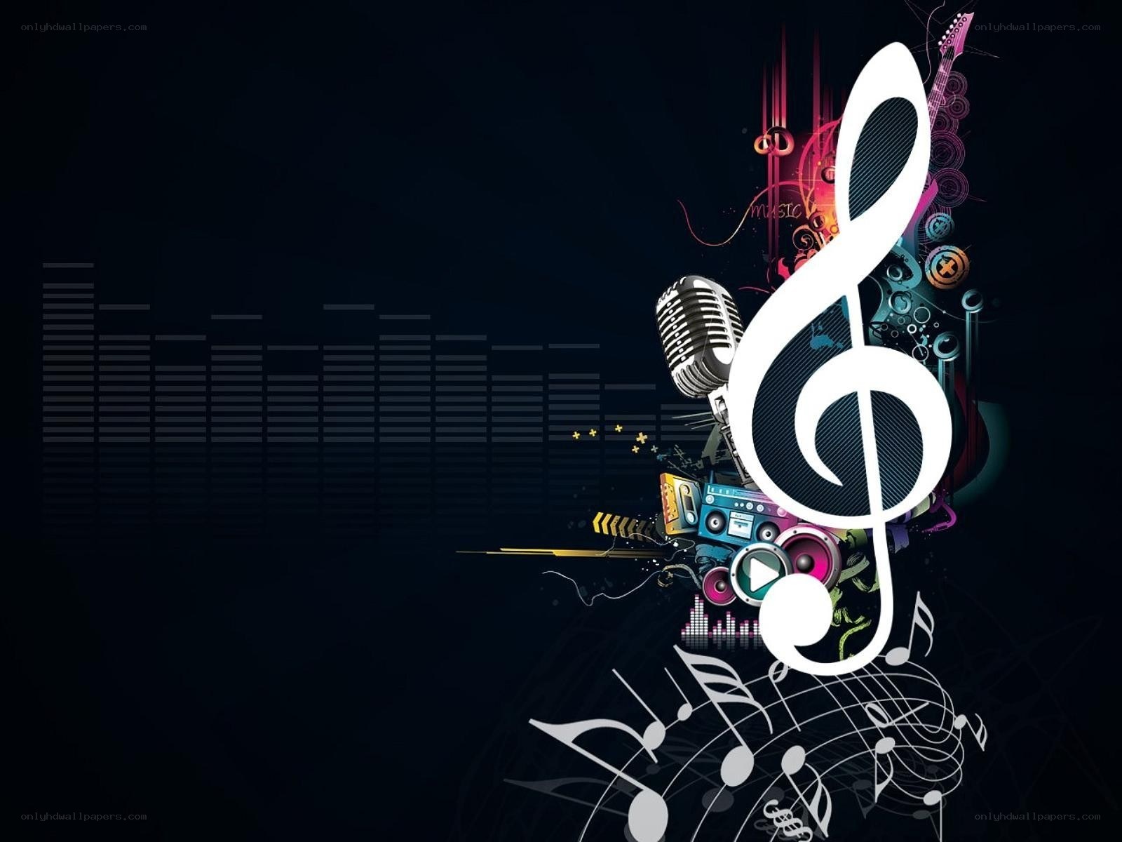 Music theme collage