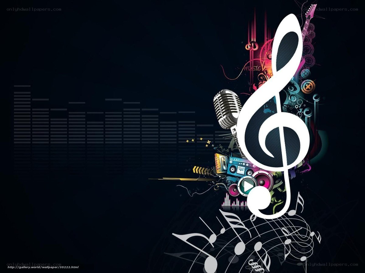 Music theme wallpaper