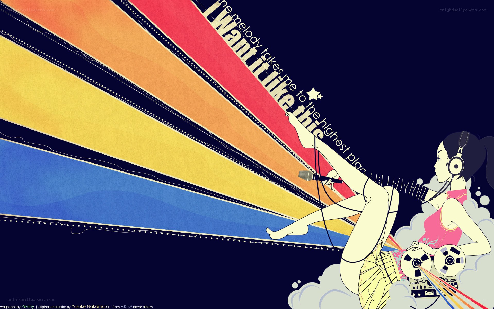 music-themed anime artwork