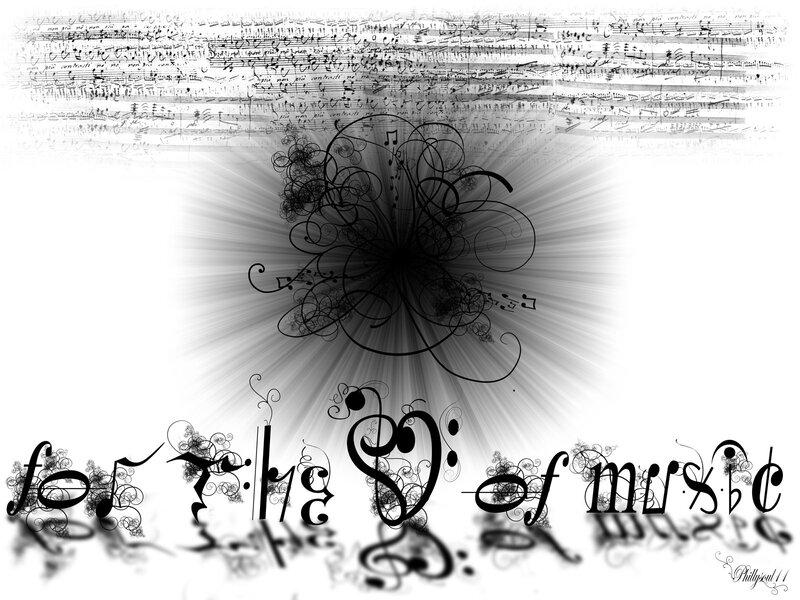 Music-themed Artwork — Black