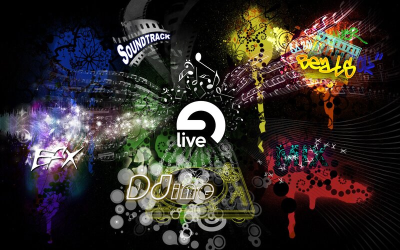 Music-themed Digital Art — Black, Energetic