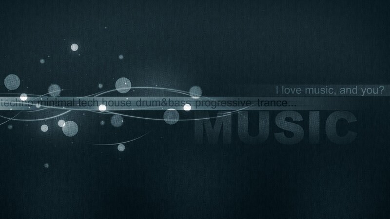 Music-themed Digital Art — Black