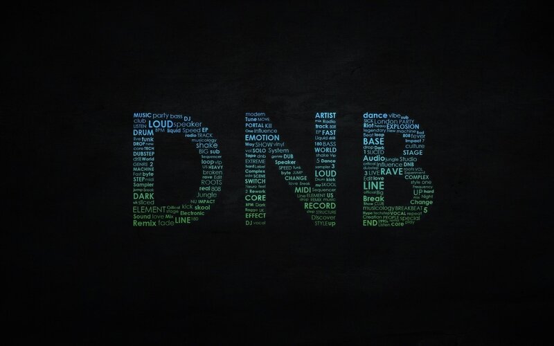 music word cloud design