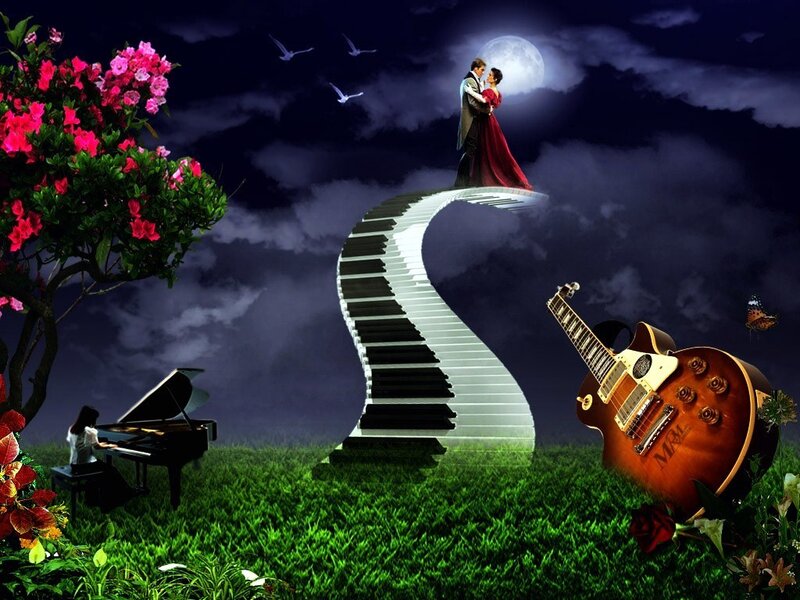 Musical fantasy staircase
