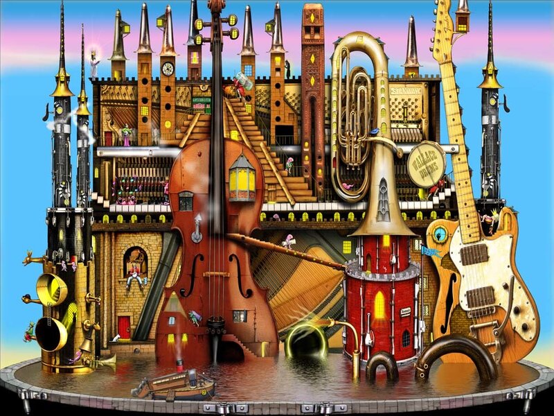 musical instrument castle