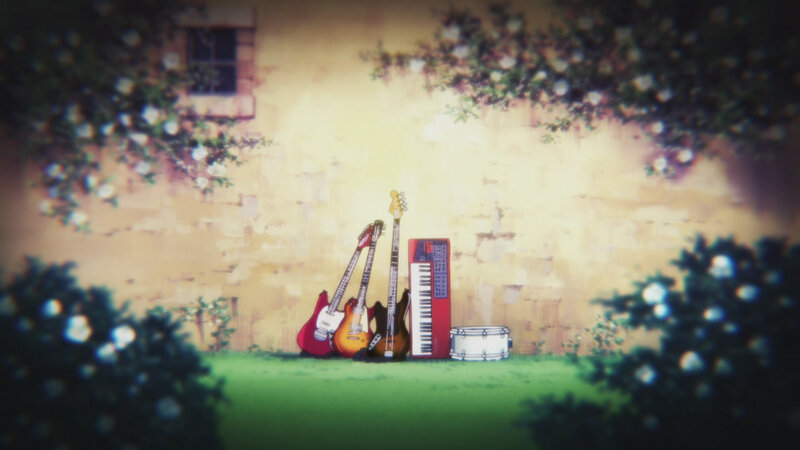 Musical Instruments on Grass