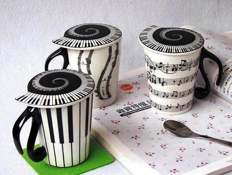 Musical Mugs with Lids
