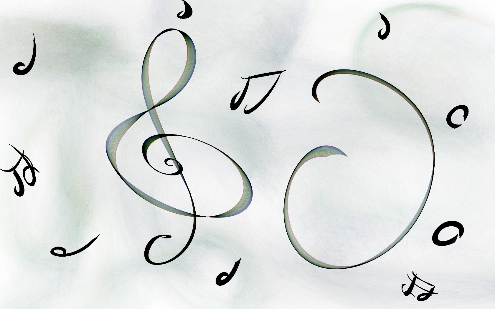 Musical notes and symbols