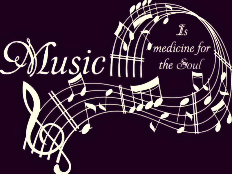 Musical Notes and Text
