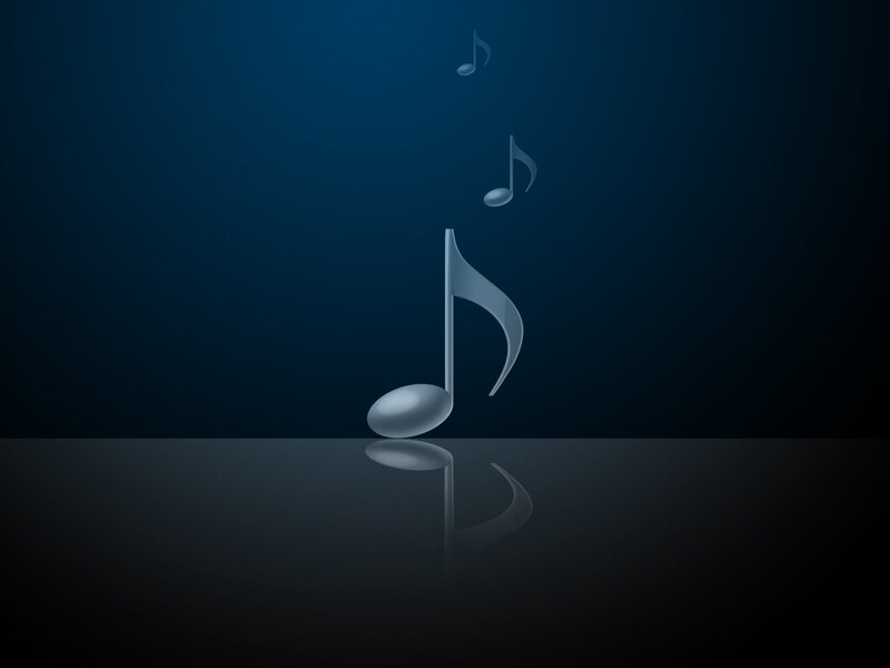 Musical Notes on Dark Surface