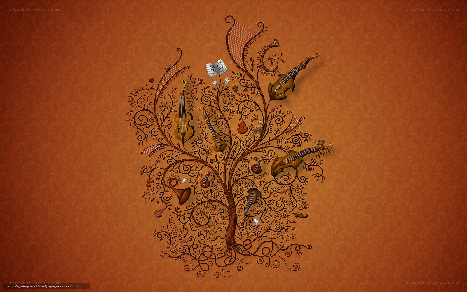 Musical tree art