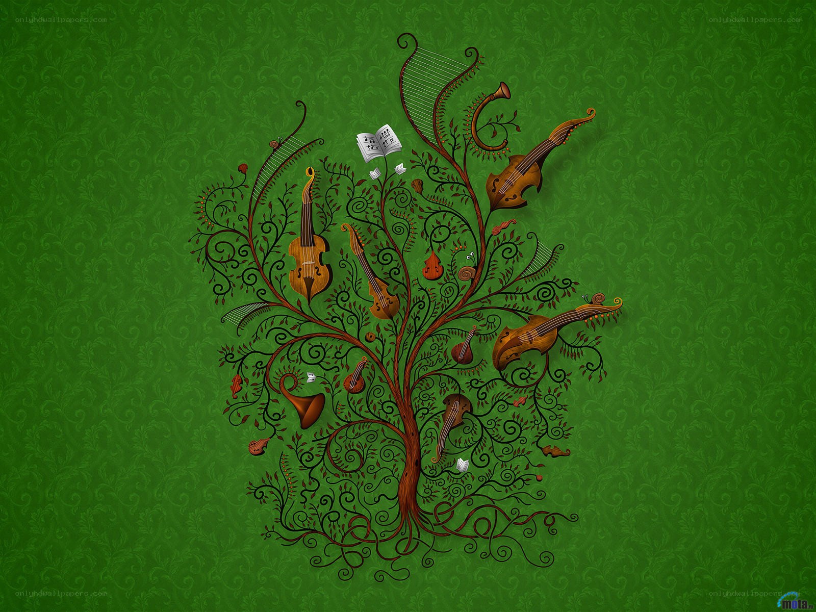 Musical tree art