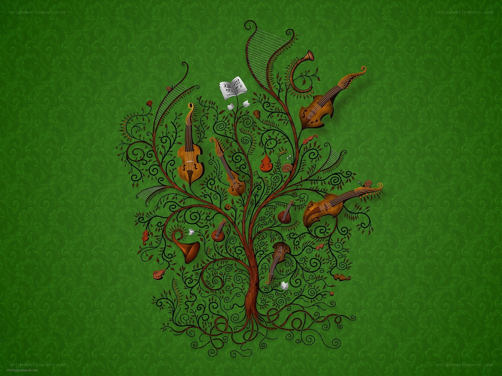 Musical tree art