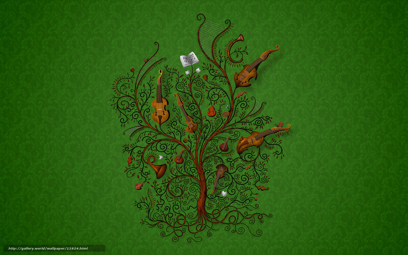 Musical tree art