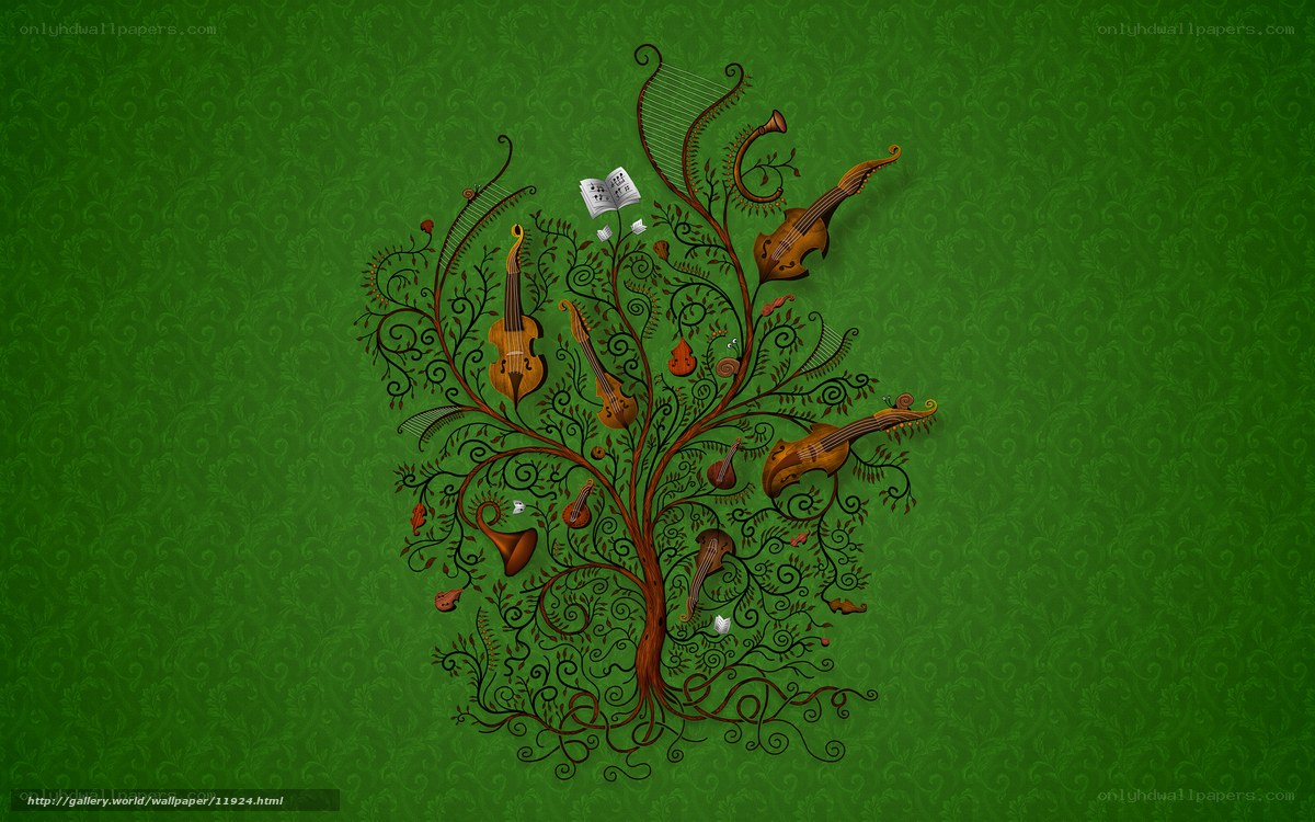 Musical tree art