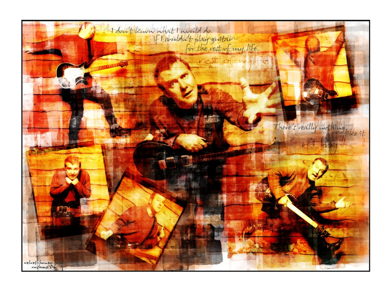 Musician collage artwork
