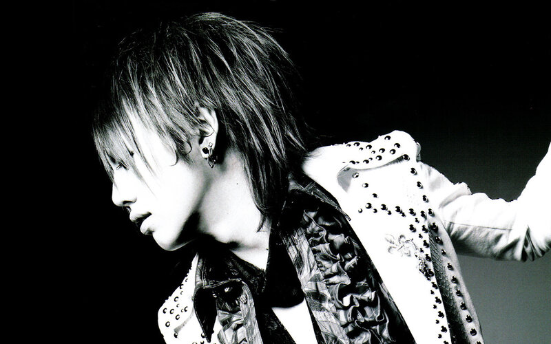 musician in studded jacket