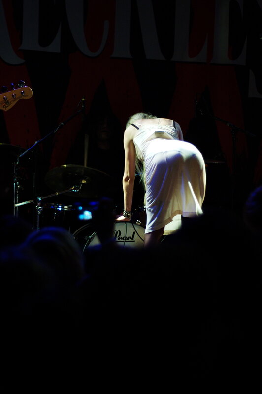 Musician on stage at concert