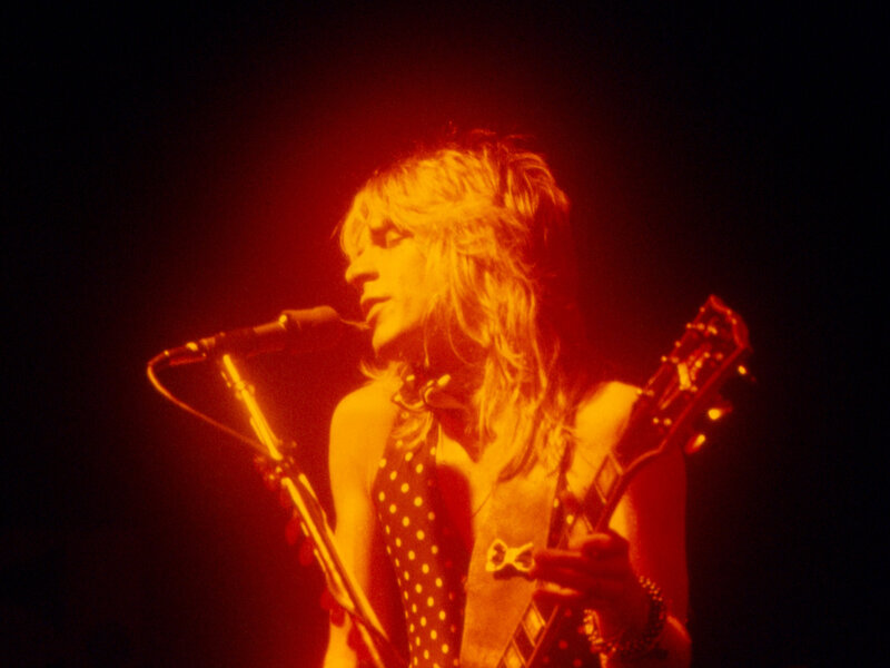 Musician on Stage — Red
