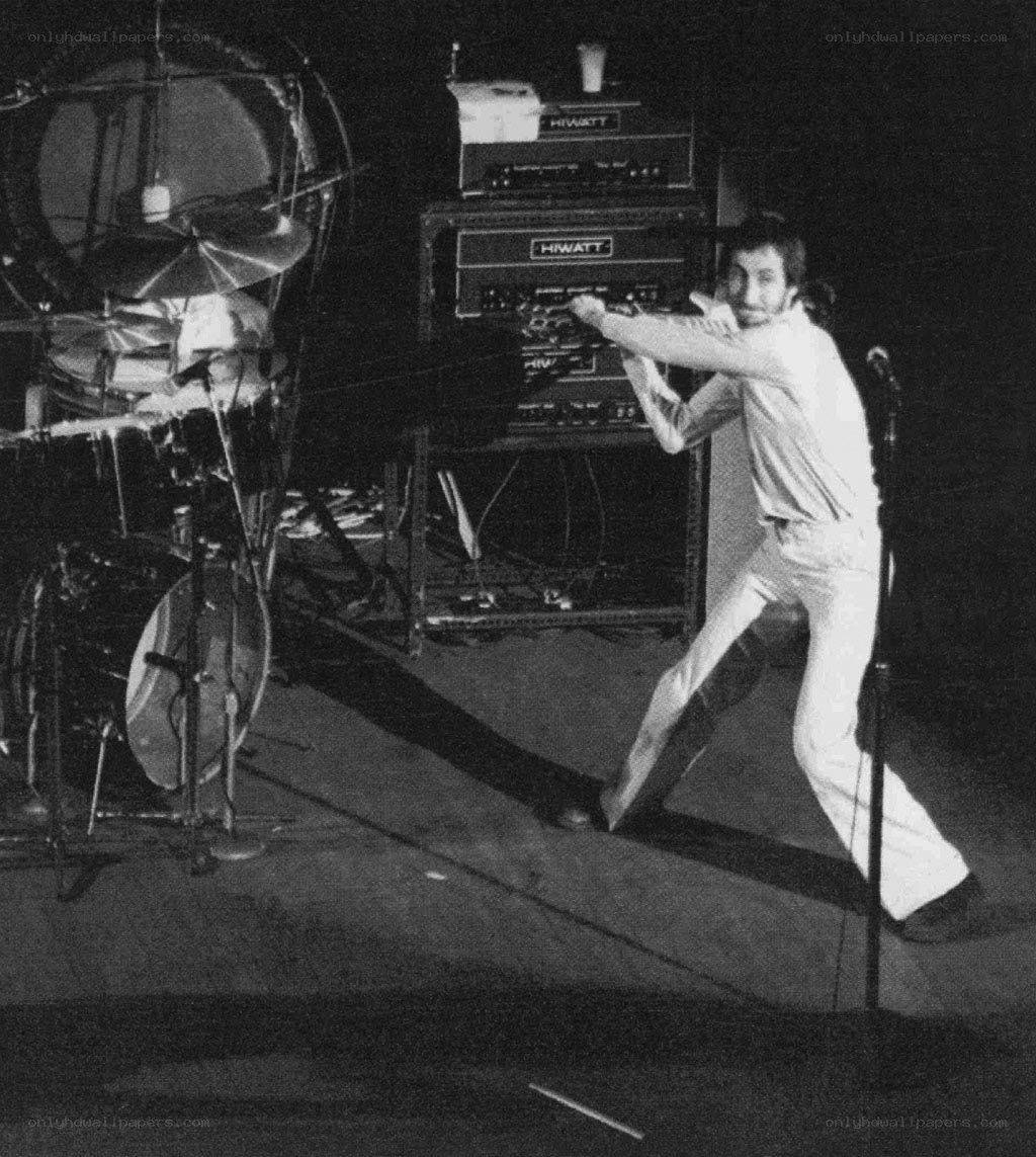 Musician on stage with amplifier