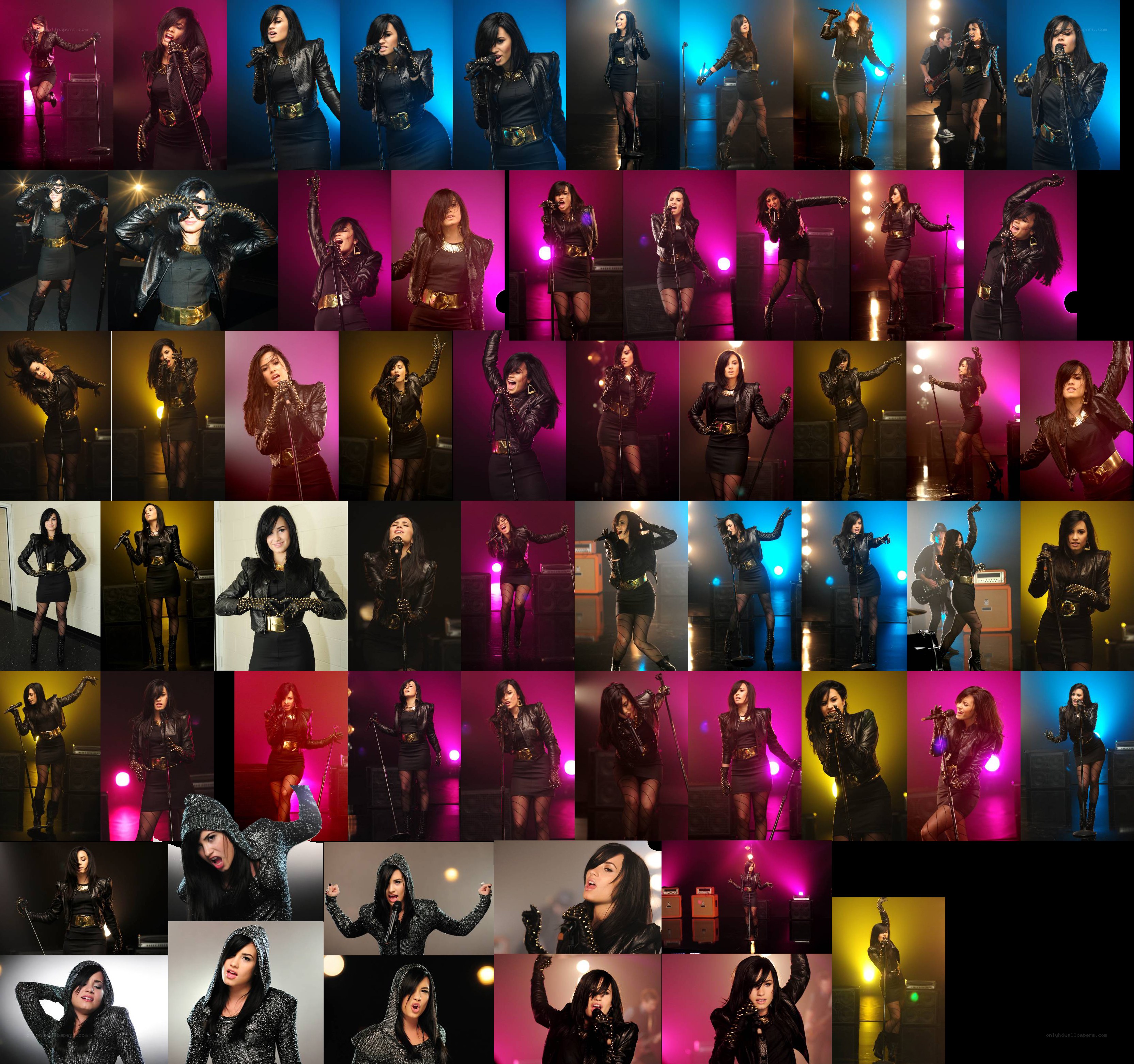 Musician performance collage