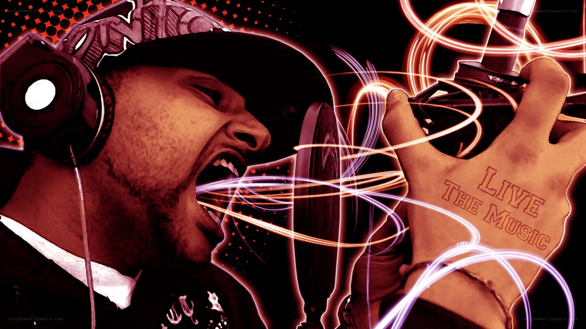 musician performing live