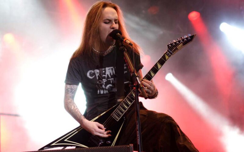 Musician performing on stage