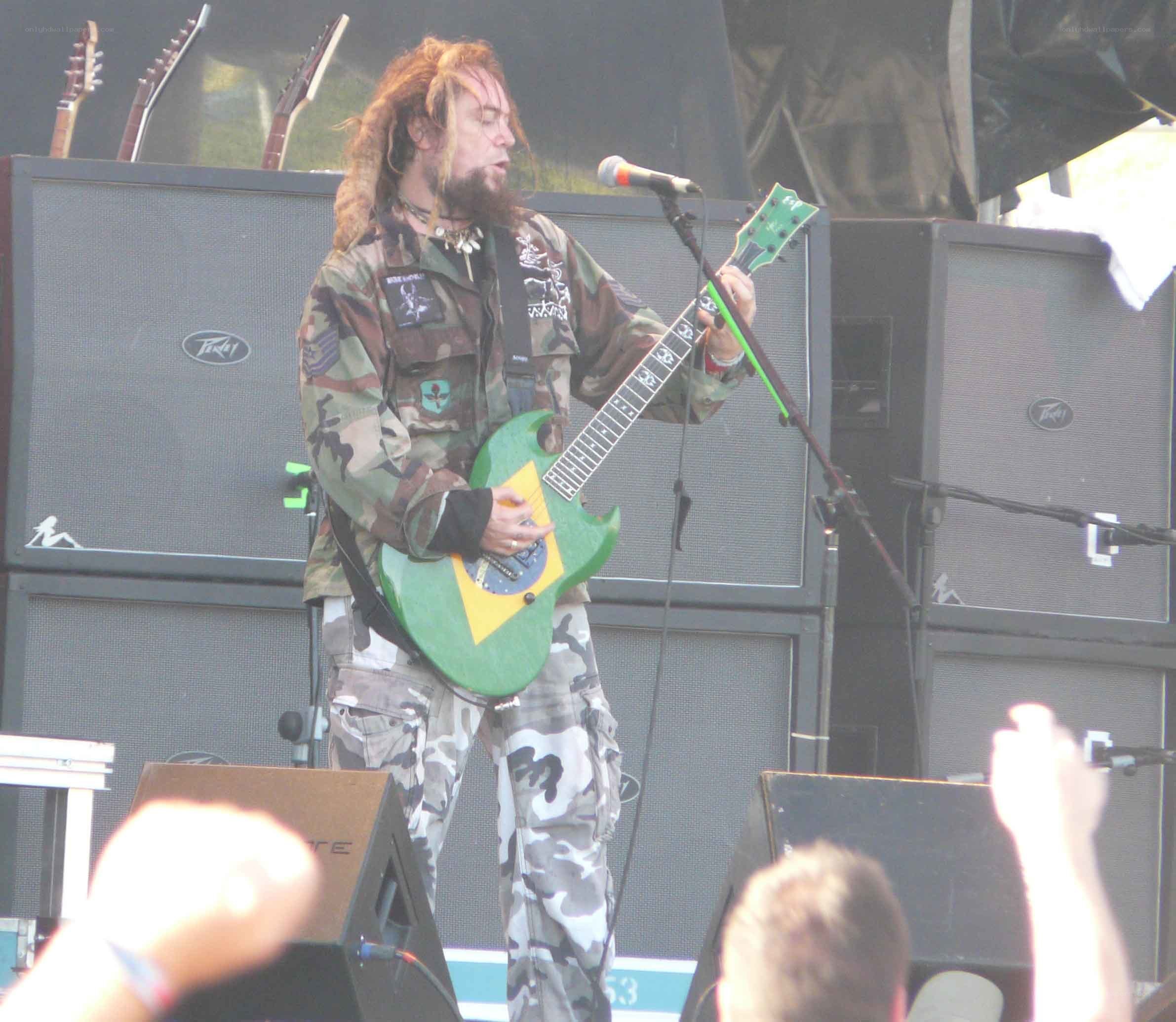 Musician performing on stage