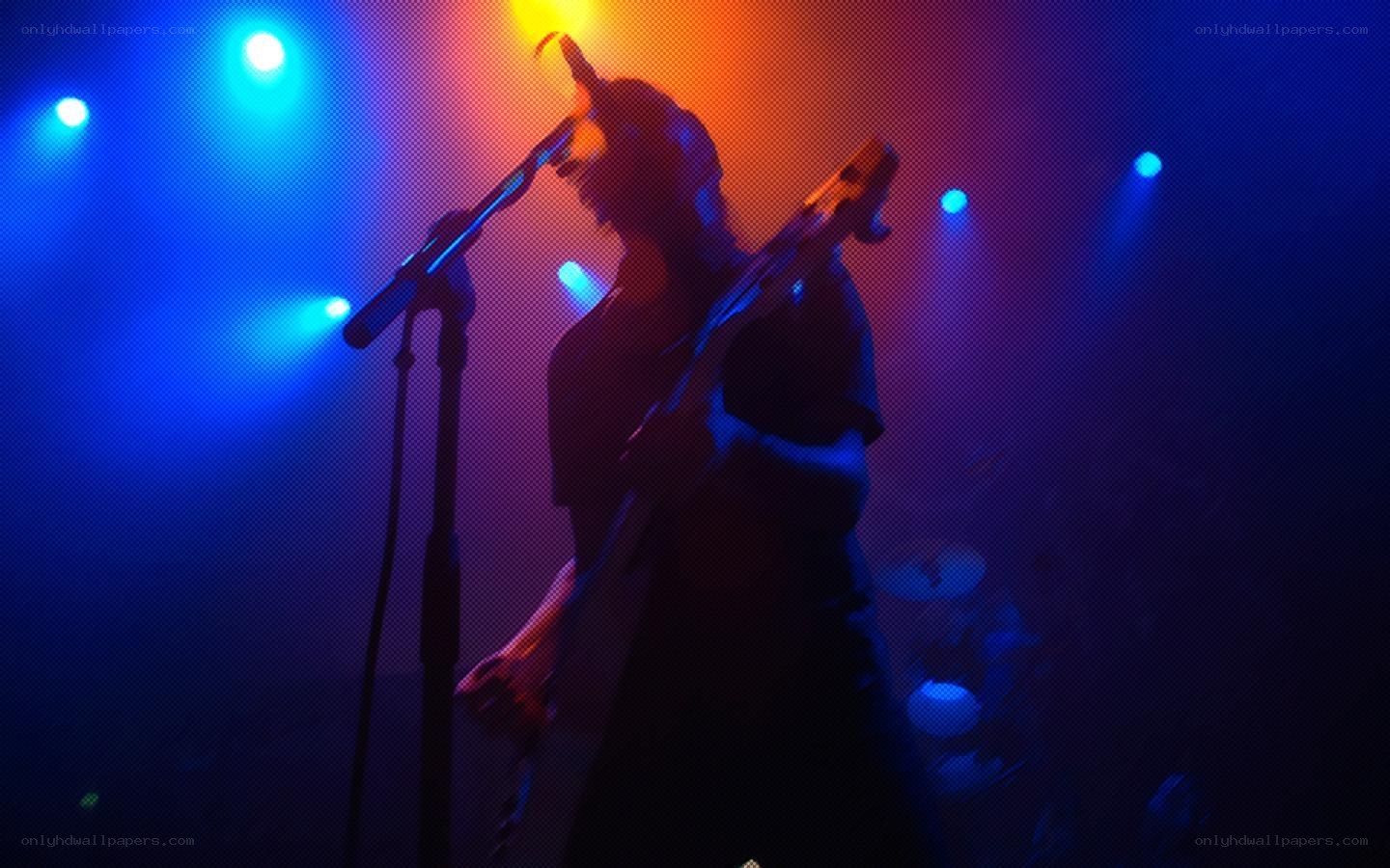 musician performing on stage